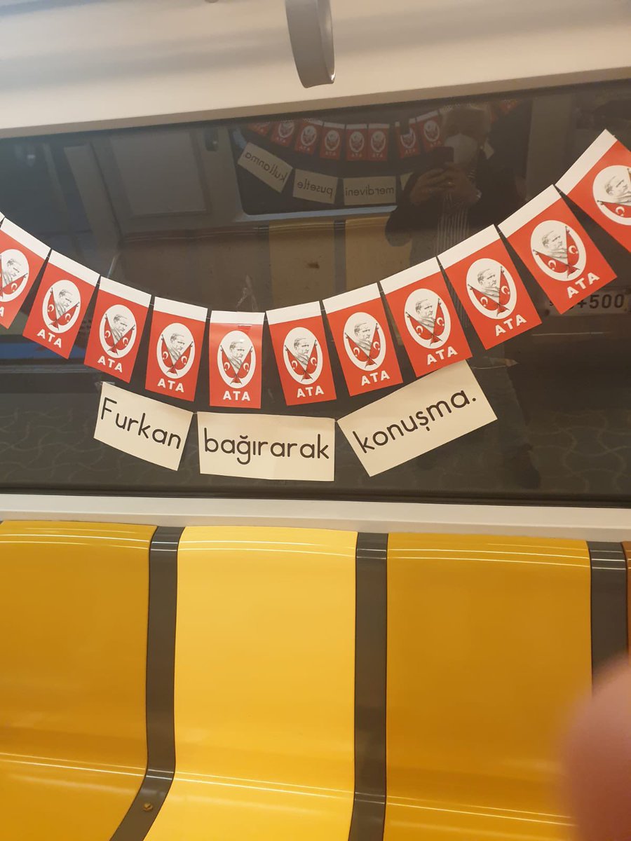 haberibbcomtr's tweet photo. İBB’nin 23 Nisan metro süslemesi sosyal medyada gündem oldu. https://t.co/LJiORhtyrF