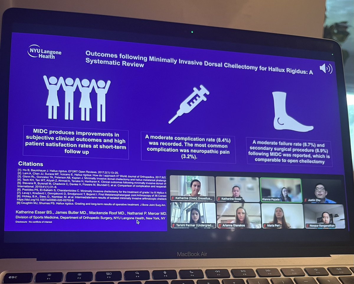 Excellent day with @MSOSOrtho presenting research, learning about all the other excellent research being done by fellow med students, and hearing advice for the match. #OrthoTwitter @nyulangoneortho