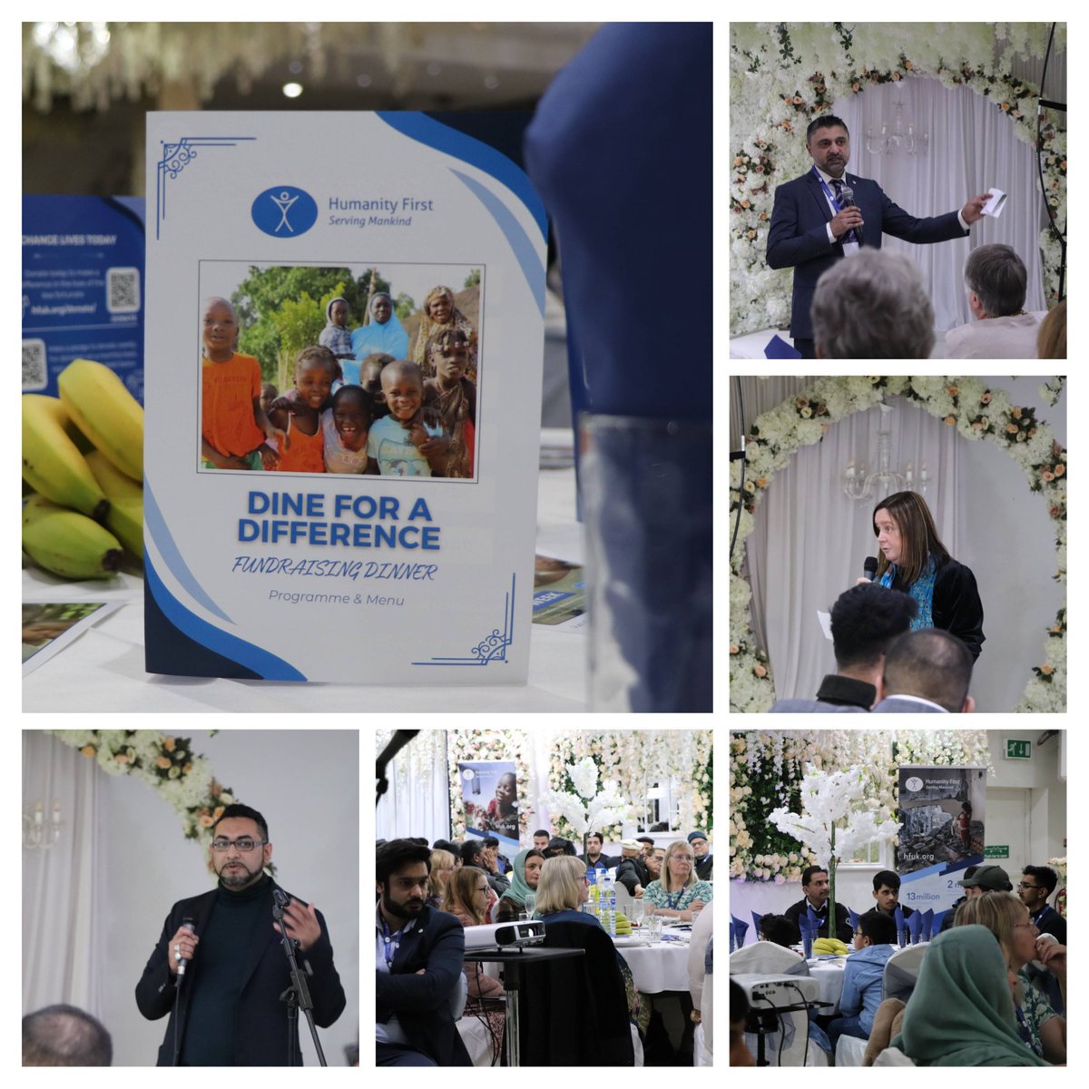 Huge thanks to everyone who joined our Dine for a Difference fundraiser! Over 300 amazing guests heard about our food banks, women's health initiatives, and Gaza relief efforts. Your support makes a real difference! Support us on a regular basis 💙 hfuk.org/dd