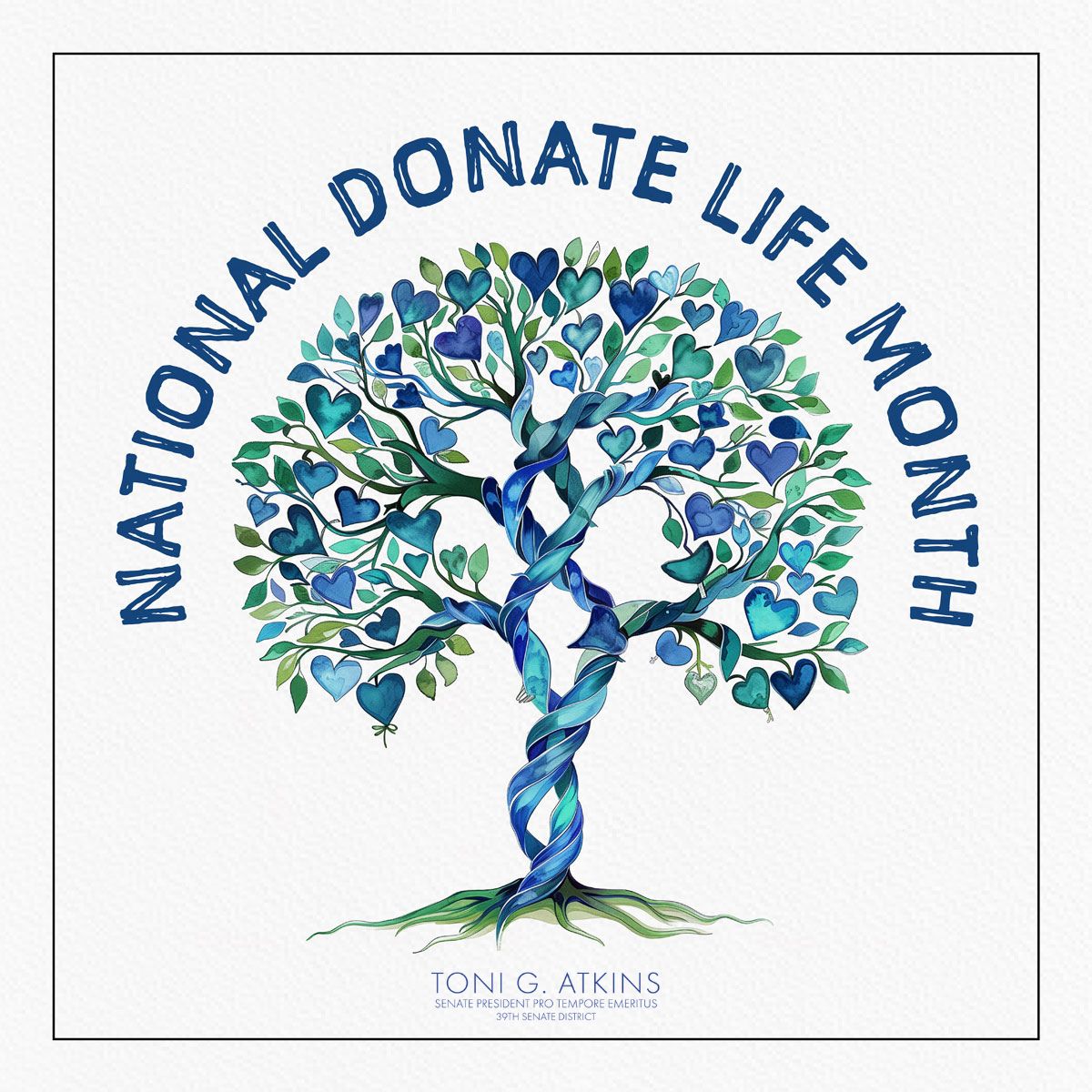 My parents were strong advocates for becoming a registered organ donor – a conviction that I carry with me to this day. During #DonateLifeMonth, I encourage you to register as an organ, eye, and tissue donors and honor those who have saved lives through organ donation.