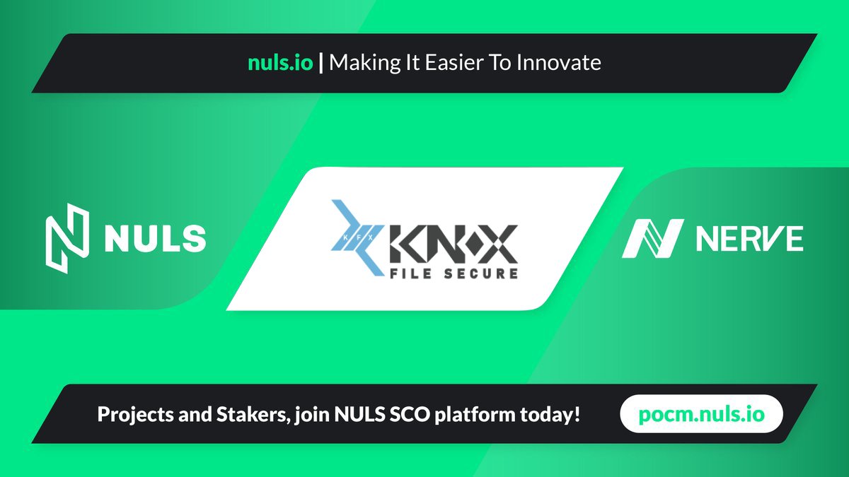 We're excited to share that @OKnoxfs is now activated on NULS POCM staking platform👏 🔹POCM supply - 7,500,000 wKFX 🔹NULS staked - 12,000 NULS 🔹Daily rewards for 100 NULS - 64 wKFX Stake a minimum of 10 NULS to earn $wKFX ⤵️ pocm.nuls.io/pocm/Projects/…