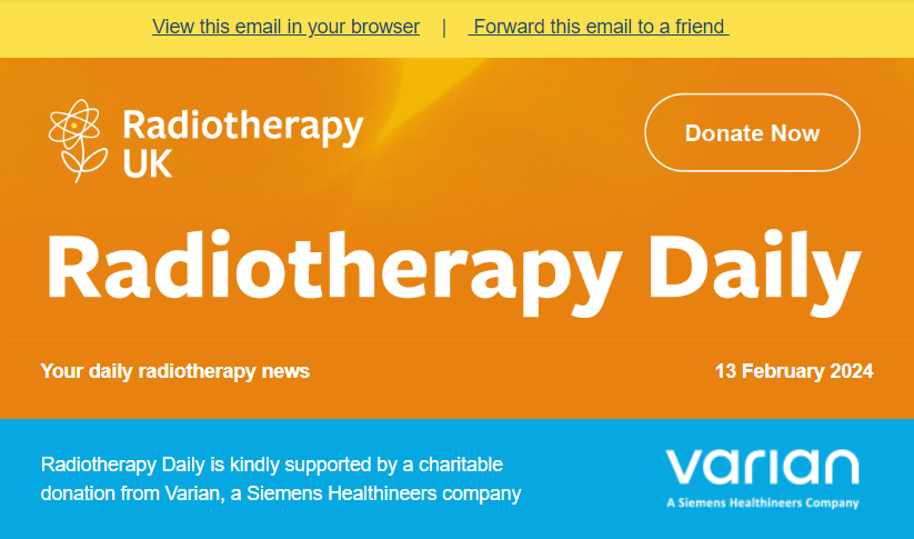Sign up for Radiotherapy Daily & get the latest #radiotherapy and #oncology news straight to your inbox. Readers say 'Content is great, it has a very good balance.' ➡️ bit.ly/42Fonb3 Supported by @varianuk - a Siemens Healthineers company.