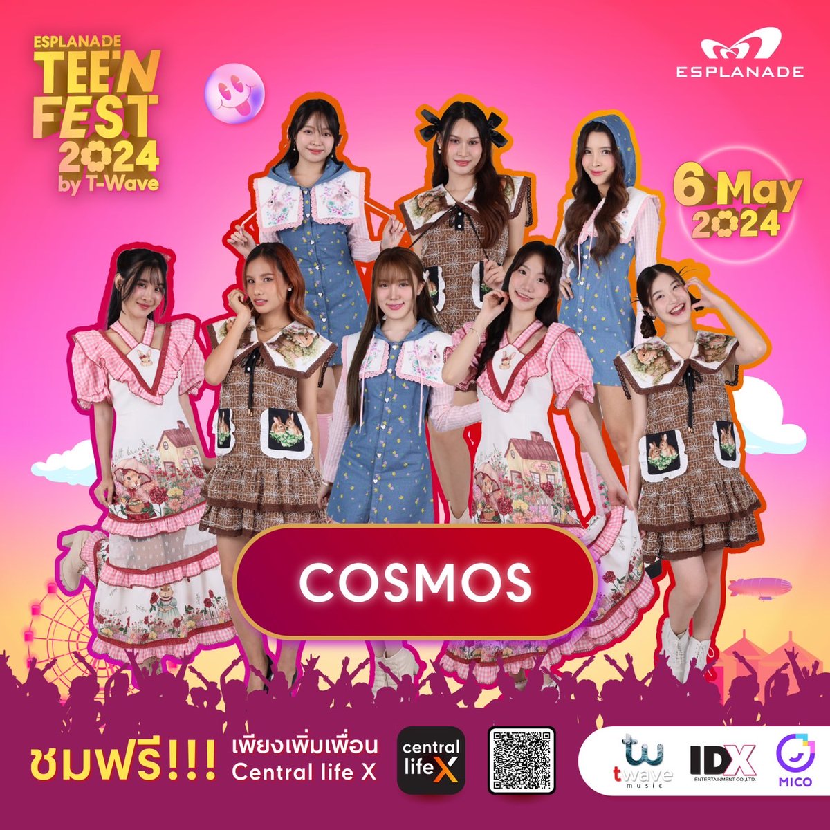 Cosmos_Th_fans's tweet photo. ✨Esplanade TeenFest2024 byT-Wave✨
วันที่ 6 พ.ค. 67 ตั้งแต่ 14.00 น. เป็นต้นไป ณ ลานกิจกรรมชั้น G เอสพละนาด รัชดา
#EsplanadeTeenFest2024 #Twave
#EsplanadeRatchada
#COSMOSTH
#BILLYBABE #LYKN #BERRYBERRY #ENTSYNC #XI #BNCRECORDS #ISENTERTAINMENT #ROSEQUARTZ #GPS #THEINNER https://t.co/2jKHepLmza