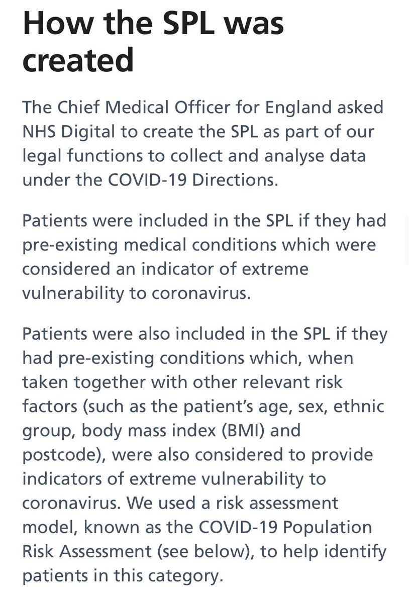 The ‘Shielding List’ was actually a secret Government hit list Anyone on the ‘Shielding List or the ‘Do Not Resuscitate’ list would be denied medical care, in the event of the NHS capacity being breached Population-level-triage digital.nhs.uk/services/coron…