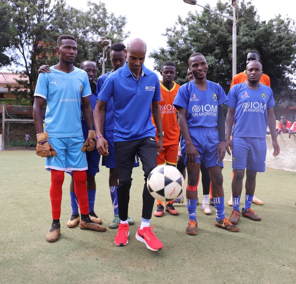 SibandaEva's tweet photo. Spent the day with Sir @Mo_Farah, @UNmigration Global Goodwill Ambassador. In Nairobi, Kenya π°πͺ
#ScoreWithMo4Migration https://t.co/1ObJOJbftr