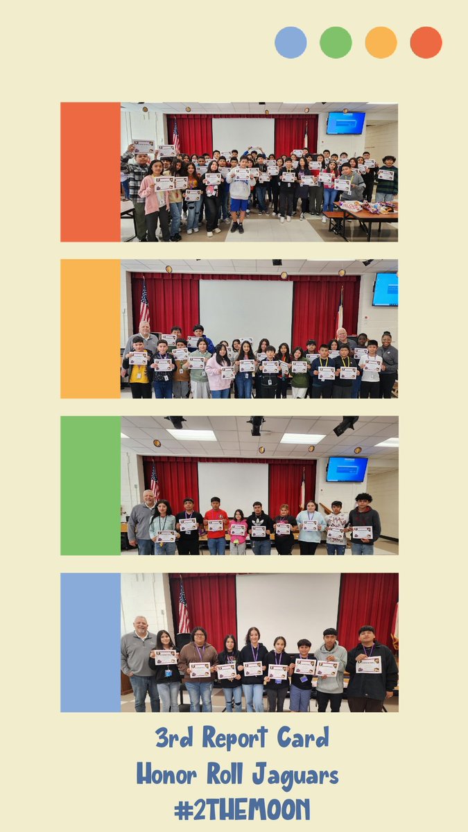 #MPAJAGS
Spotlight on our middle school and high school Jaguars who earned A and AB Honor Roll during the 3rd report card. We celebrate what we honor and honor what we celebrate #2THEMOON #LIVEYOURDREAMS