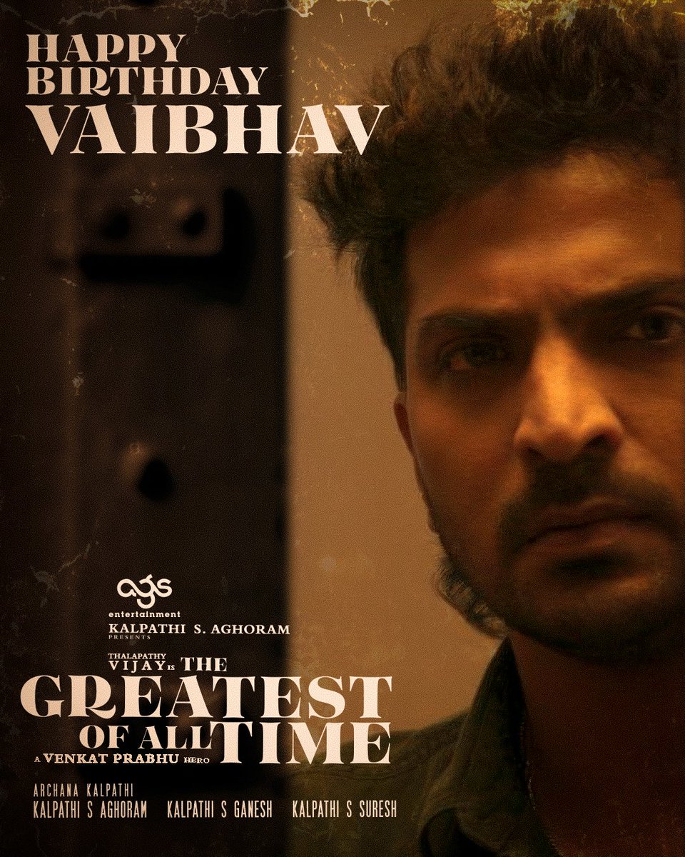 Wishing @actor_vaibhav a #GOAT happy birthday!!! Ena party ah?! #HBDVaibhav from #TeamGOAT