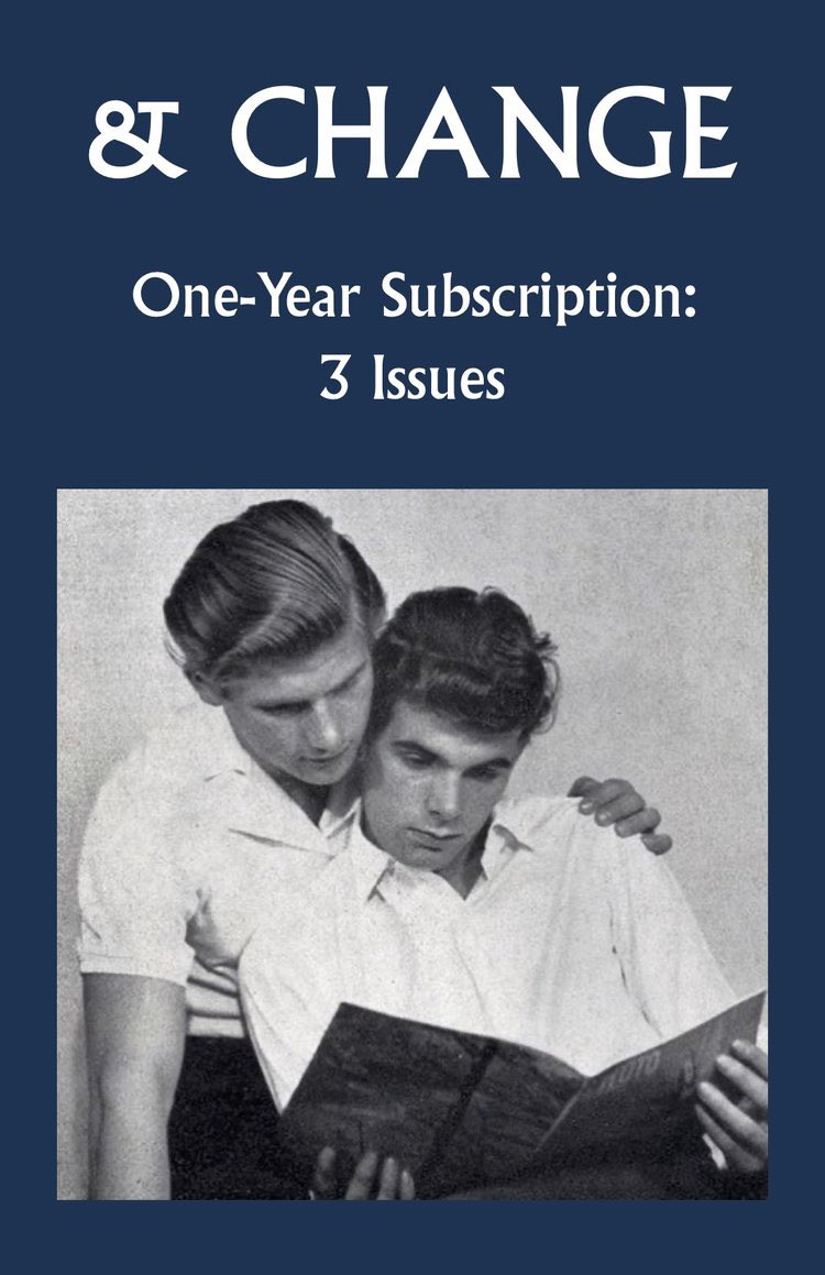 So excited to announce that we’re launching a new 1-year subscription to & Change! Every subscription will include: • 3 issues of & Change • 1 bookmark (design coming soon) • A sticker featuring our new logo (coming soon) Subscribe here: andchangepoetry.com/issues/p/one-y…