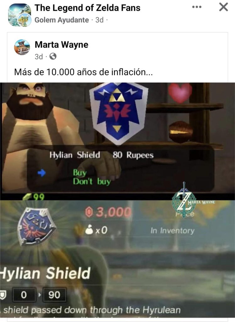 Inflation in Hyrule is insane!