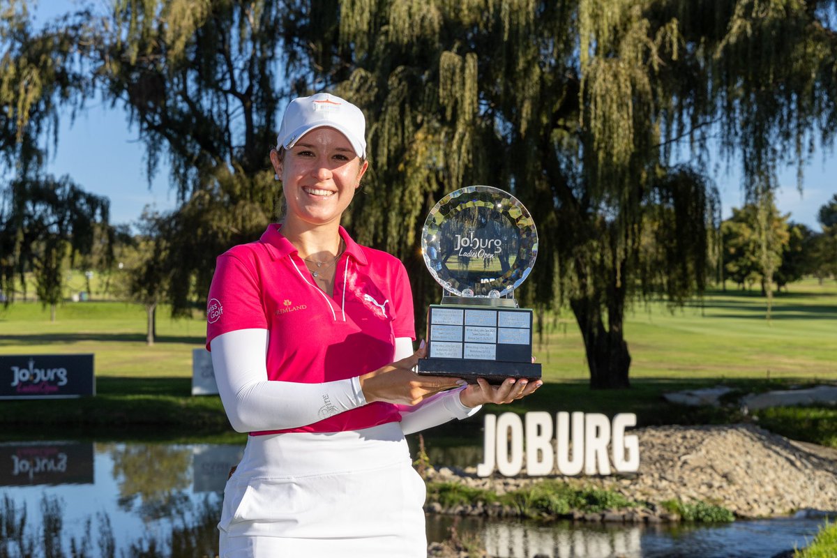 Joburg joy 🇿🇦🏆 #RaiseOurGame | #JoburgLadiesOpen