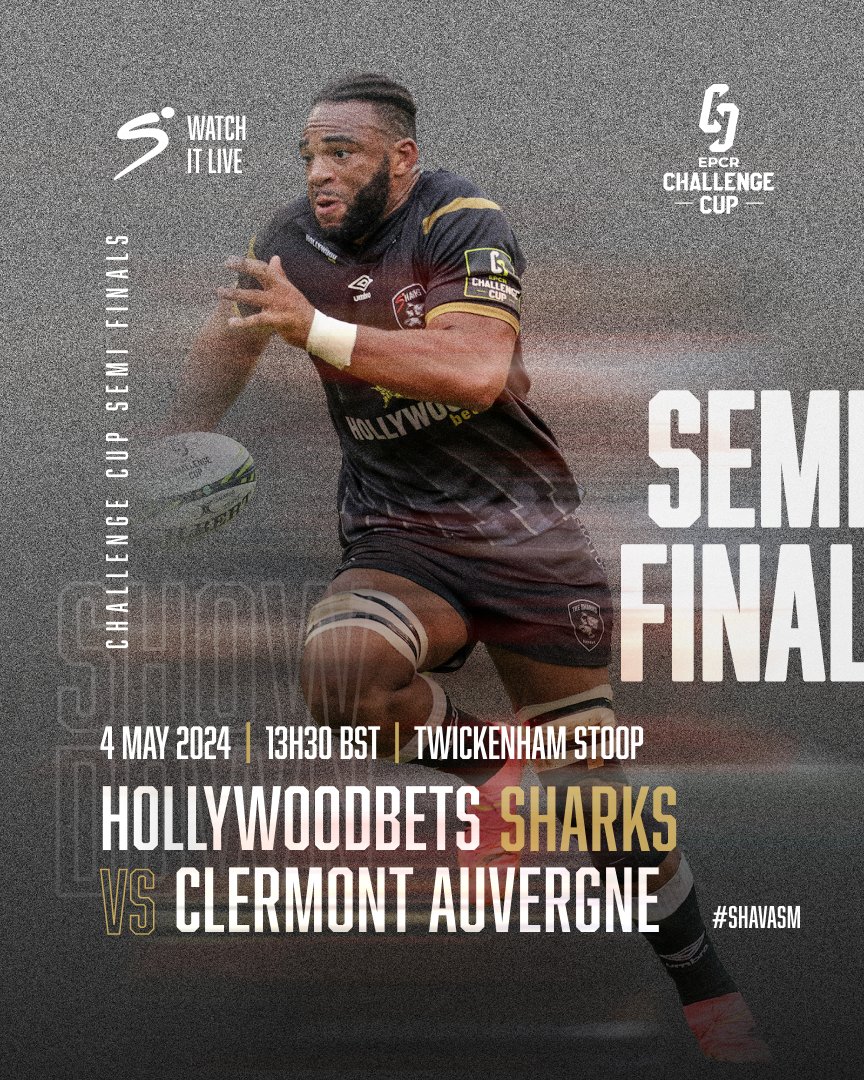 CALLING ALL SA RUGBY FANS IN LONDON 📢

📅 04 May 2024
⏰ 12:30 BST and 13H30 CAT
🏟️ Twickenham Stoop
🎟️ eticketing.co.uk/harlequins 

#RoadToRedemption #ChallengeCup #SHAvASM