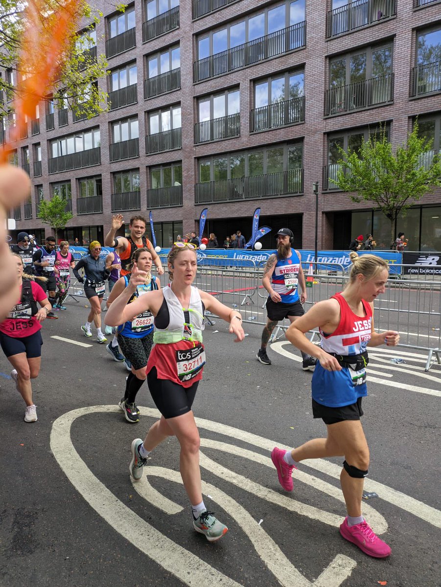 Some lovely snaps of our incredible #TeamTurn2us runners - Nikki, Richard, David and Adam, who all aced it today! Thanks for running Turn2us and enabling us to support more people struggling to afford the basics. #londonmarathon2024