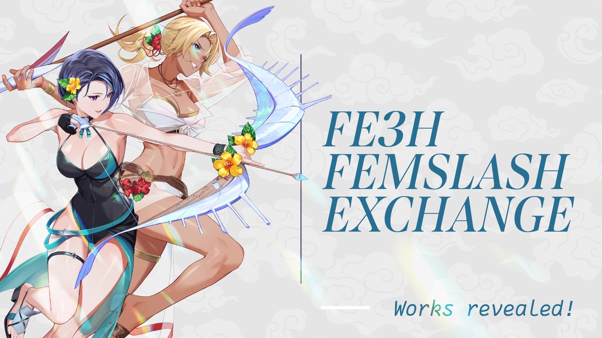 go lesbians let's go lesbians here we go lesbians come on

The 2024 #fe3hfemslashex collection is now revealed, with 82 works! Check your inbox, and feel free to tweet about your gift with the hashtag #fe3hfemslashex!  

archiveofourown.org/collections/20…