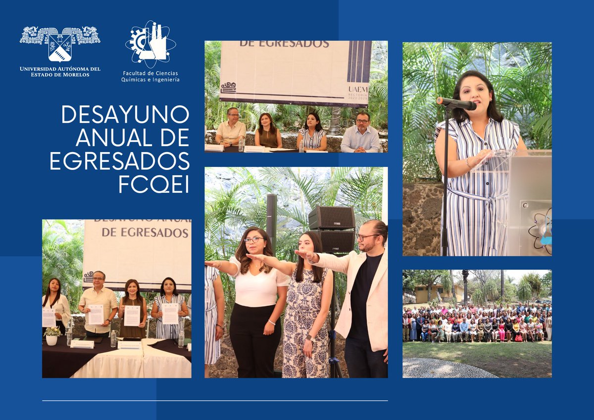 fcqeiuaemmx's tweet photo. Se realizó el XII Desayuno Anual de Egresados de la Facultad de Ciencias Químicas e Ingeniería, con la presencia de la Dra. Viridiana León,  rectora de nuestra máxima casa de estudios, la M. En E. Angélica Galindo Flores, directora interiana de la Facultad. #SomosFCQeI https://t.co/c5q4l1dHvC