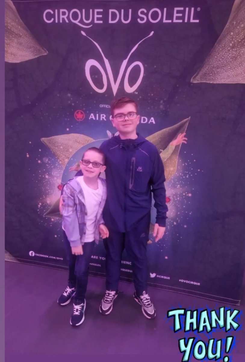 So glad Jaxon and Jayden are having fun today in the @@3ArenaDublin ! A HUGE thanks to fellow club Mammy @PamelaKJ_Lee and her brother David for the wonderful tickets to Cirque du Soleil!