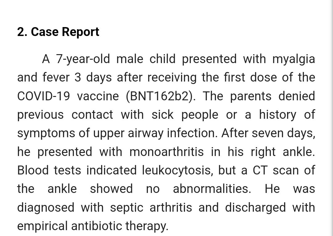 KathMLee1's tweet image. 7yr old- Pfizer BNT162B2 

Fatal myocarditis.  Read the entire report. This child suffered immensely 

mdpi.com/2076-393X/12/2…