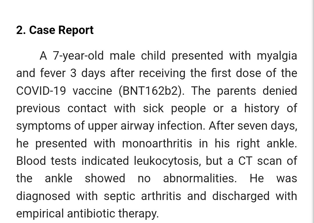 7yr old- Pfizer BNT162B2 

Fatal myocarditis.  Read the entire report. This child suffered immensely 

mdpi.com/2076-393X/12/2…