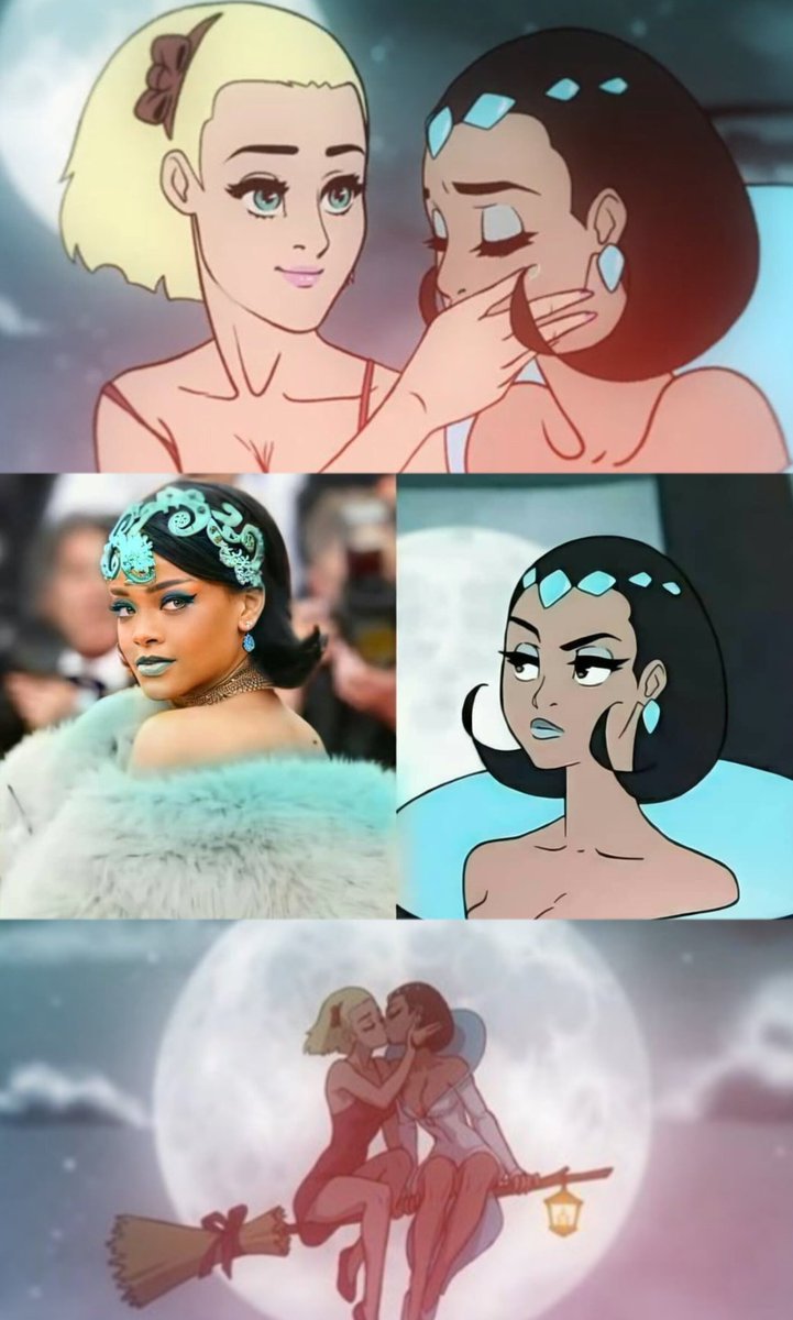 Rihanna mentions in her song Stupid in Love that Katy Perry gave her advice  about her relationship with Chris Brown. Katy Perry also gives Rihanna  references in the Cry About Later video, image size:721x1200