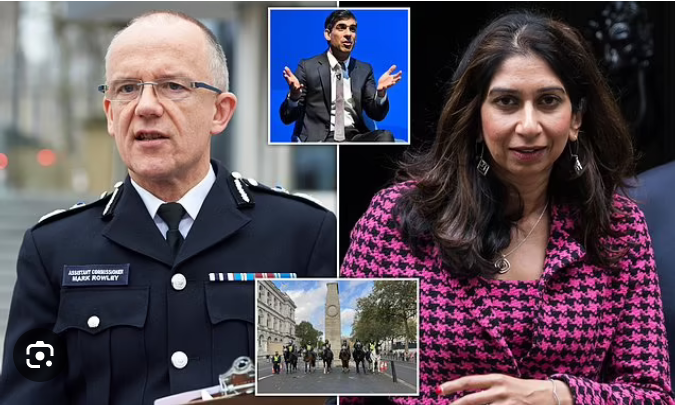 Suella Braverman and the Daily Mail have demanded Met Police Chief resigns, last time she demanded this she was sacked as Home Secretary, hopefully this time we can see her kicked out of the Conservatives.