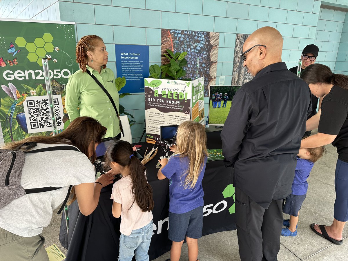 @insideFPL @FloridaPrepaid @MDPLS @theunderlinemia @MiamiWaterkpr Learn about the life cycle of plants and examine seeds under a microscope with @gen2050youth, explore Earth in VR with our museum educators, and play your hand in Everglades trivia with @evergfoundation.