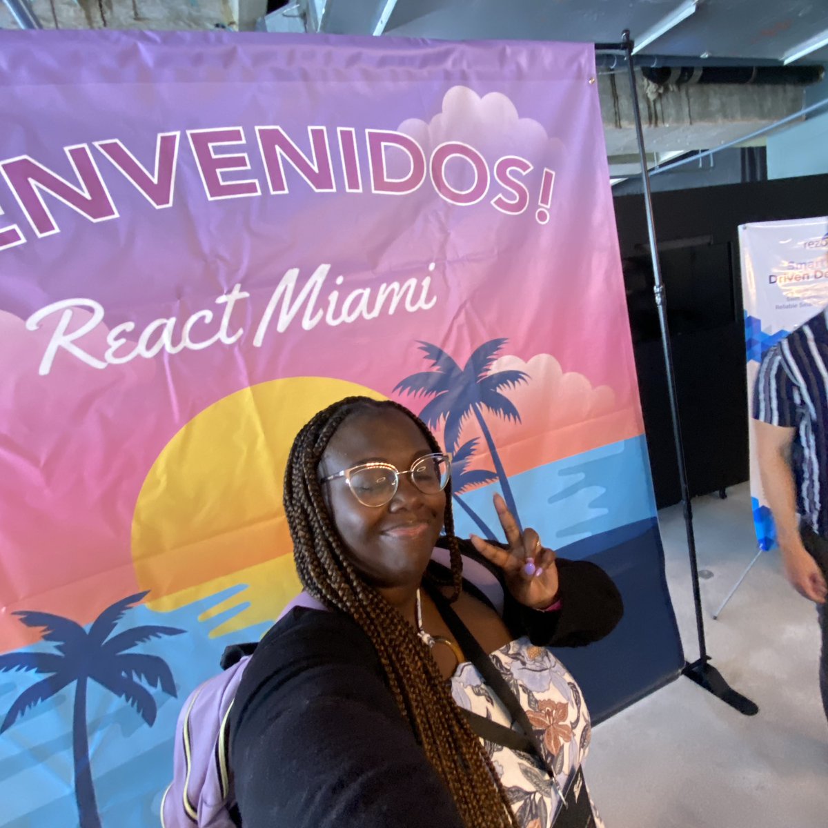 bytesofbree's tweet photo. Thank you @ReactMiamiConf for a fantastic conference! I’m leaving inspired to build and create 😊 https://t.co/NpiYtiBae9