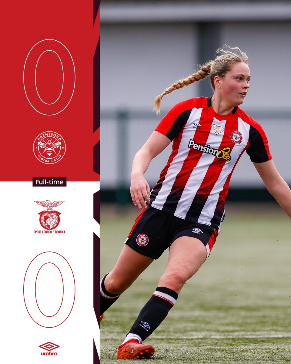 ⏱️FULL-TIME: The game ends in a draw as Sport London E Benfica secure the league title #BrentfordFCW | #BrentfordFC