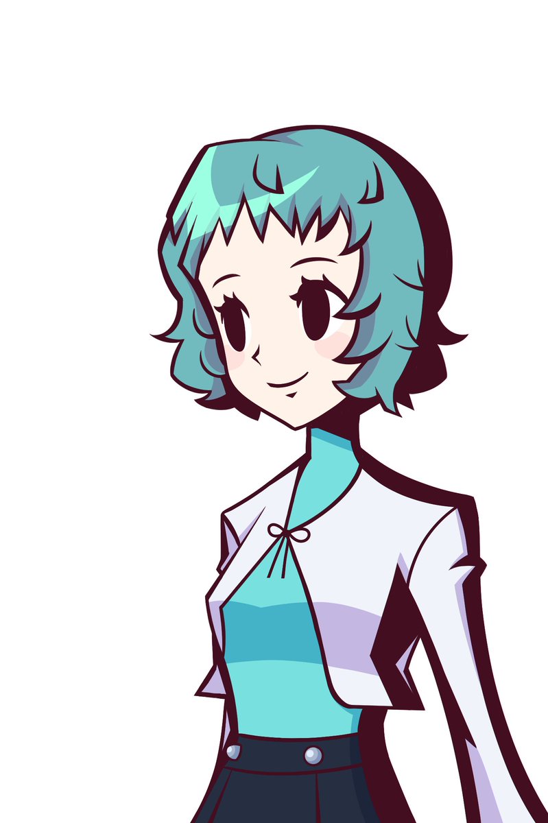 the Ghost Trick artstyle is so fuuking fun to do #FuukaYamagishi #Persona3 #GhostTrick