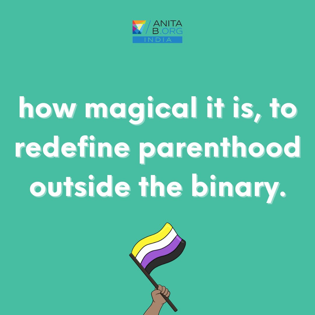 🌈🌟 Embrace Non-Binary Parenthood! Today, we stand tall to celebrate the fearless pioneers of non-binary parenting in India. Despite societal bias and challenges, they courageously redefine what it means to nurture, support, and guide the next generation. #NonBinaryParentsDay