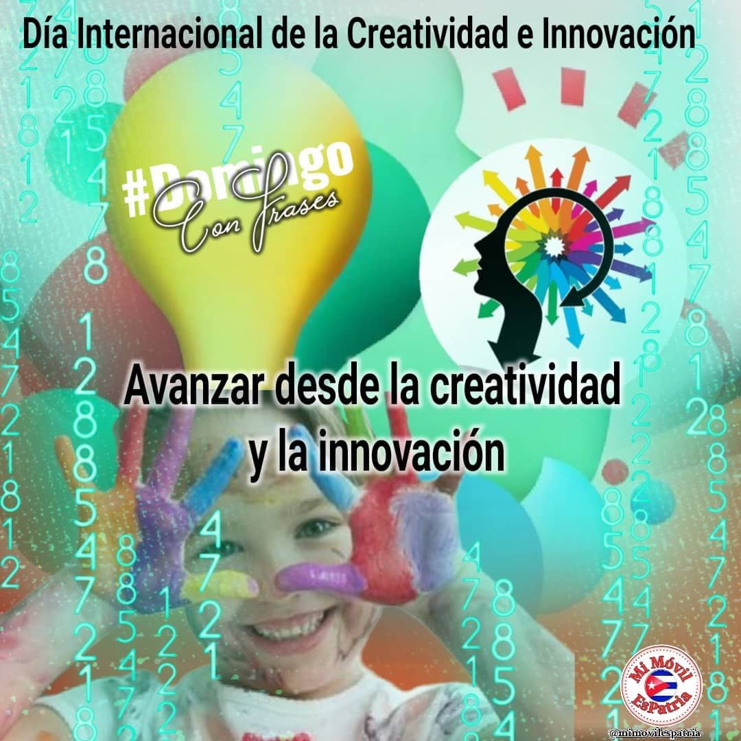 El Día Mundial de la Creatividad y de la Innovación es una iniciativa global para apreciar y debatir la importancia de la creatividad y de la innovación en el mundo actual. Se inició en el año 2002 en Canadá. #CubaMined #Pinar