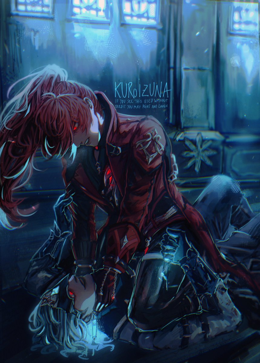 Kuroizuna_'s tweet photo. Watch out
#diluc #dottore #fanart #GenshinImpact #dottoluc https://t.co/WPC6KL5nY7