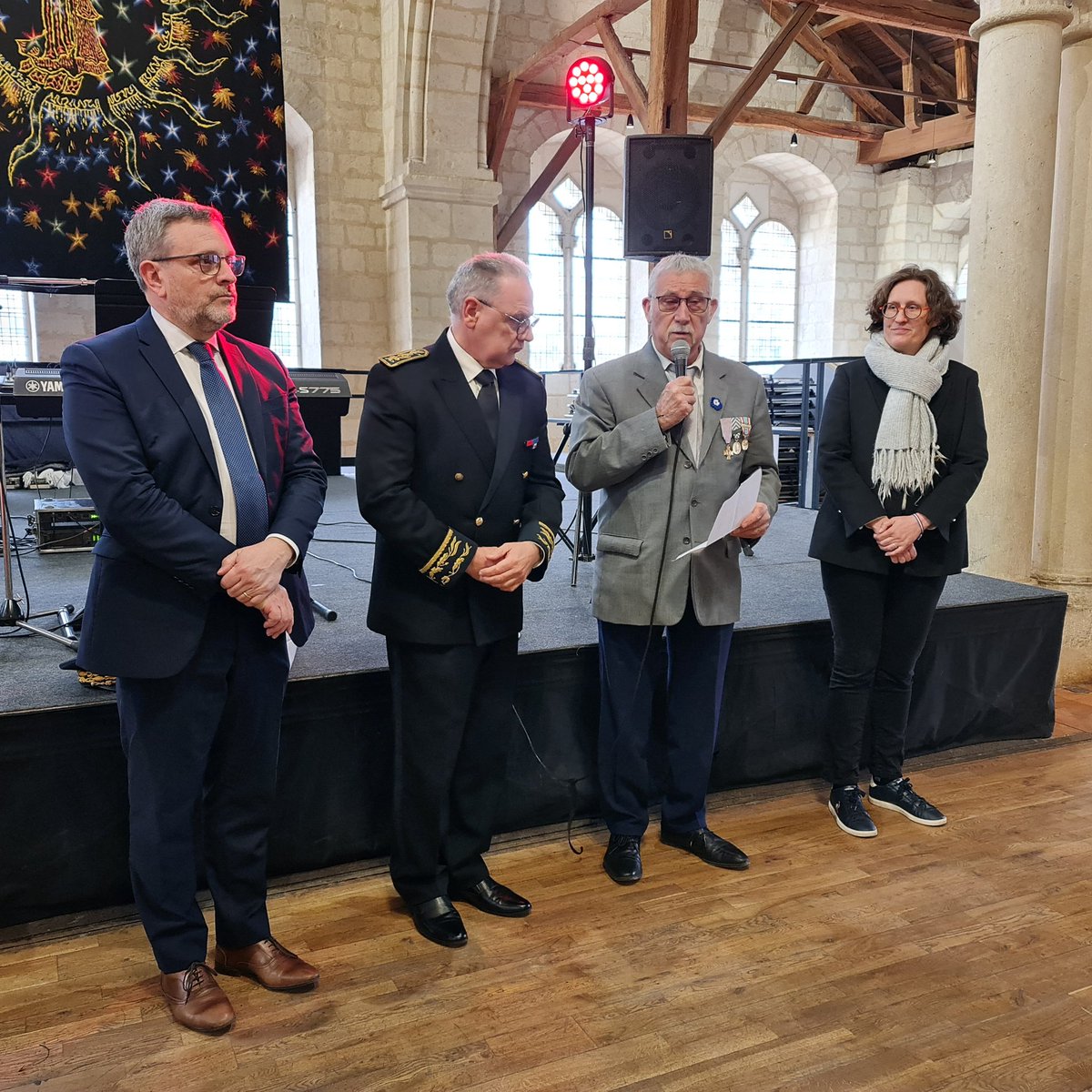 ISAGRAM49's tweet photo. Aujourd'hui avait lieu le 50Úme CongrÚs Départemental de la #FNACA.
L'occasion de rendre hommage à ceux qui nous ont quittés & de saluer le travail inlassable de l'association à faire reconnaßtre les droits des combattants.
#DevoirDeMémoire
#CultureAngersđšđ” https://t.co/B8l0DcIPwU