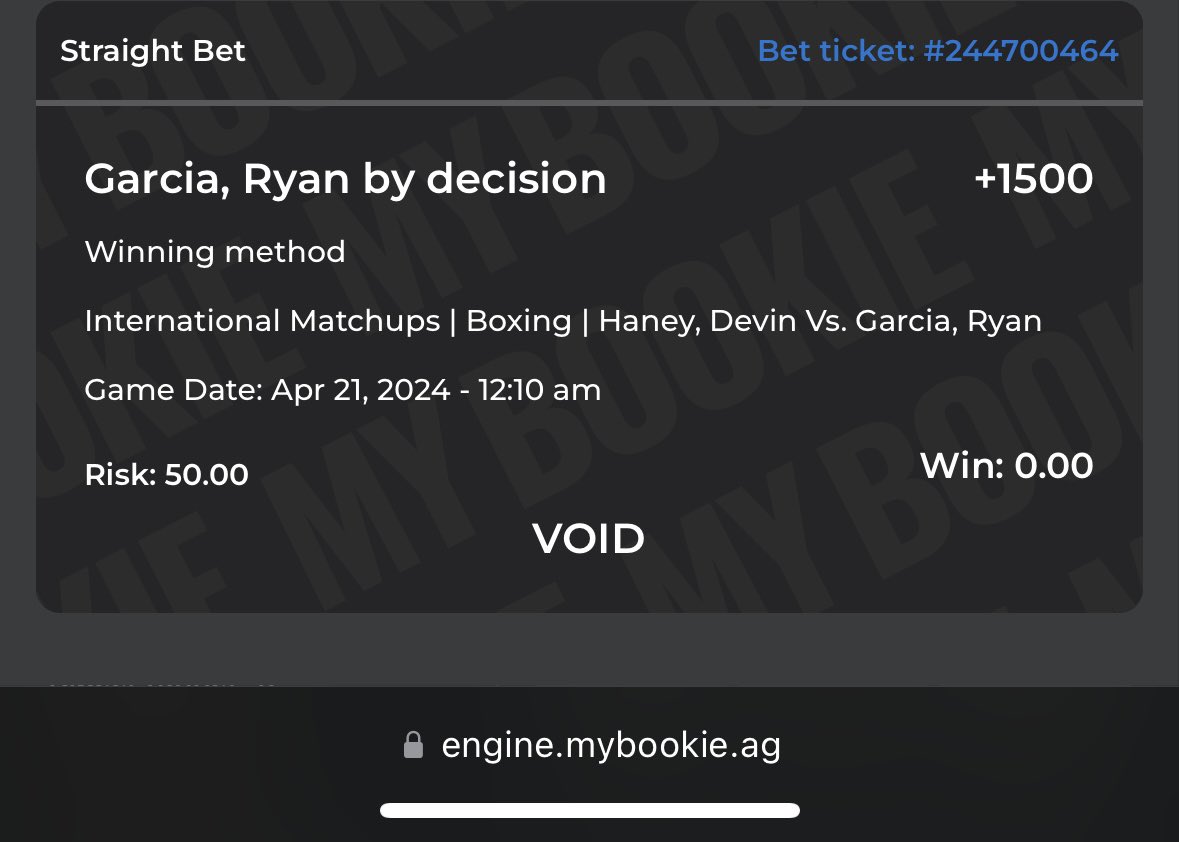 LoganCLopez's tweet photo. @MyBookie this is straight up bullshit because somebody on your end fucked up the odds. https://t.co/hSM6MUH3nS