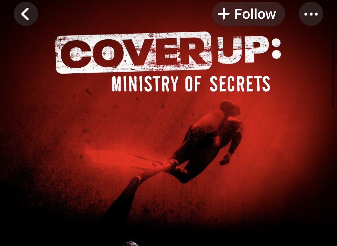 Thoroughly recommend ‘Cover Up: Ministry of Secrets’. Very interesting podcast on Cdr Lionel Crabb. 🥂