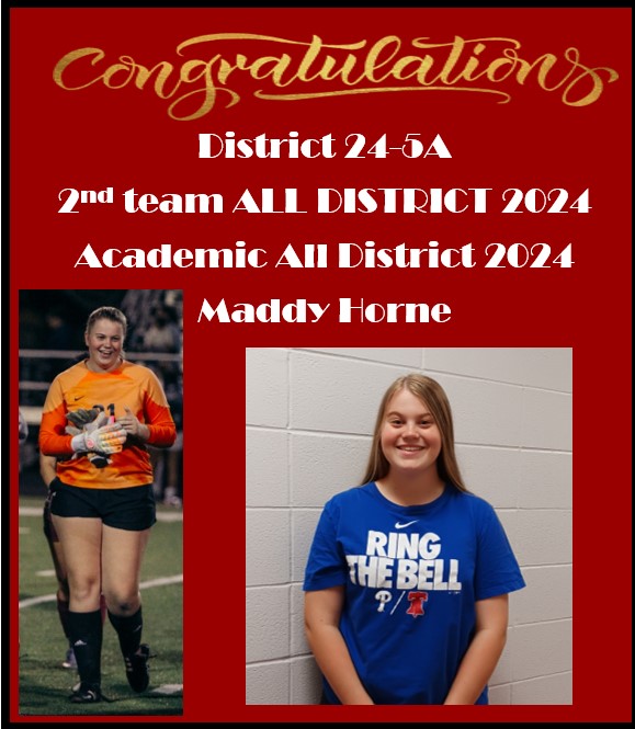 CougarKempner's tweet photo. Congratulations Maddy Horne for 2nd team all district.   Maddy has been an excellent goalie this year.   She is a team leaders and so coachable.   She is a great leader, student (academic all district), athlete, and has helped the team in so MANY ways.  @KHS_Cougars https://t.co/eSSP6HY5kf