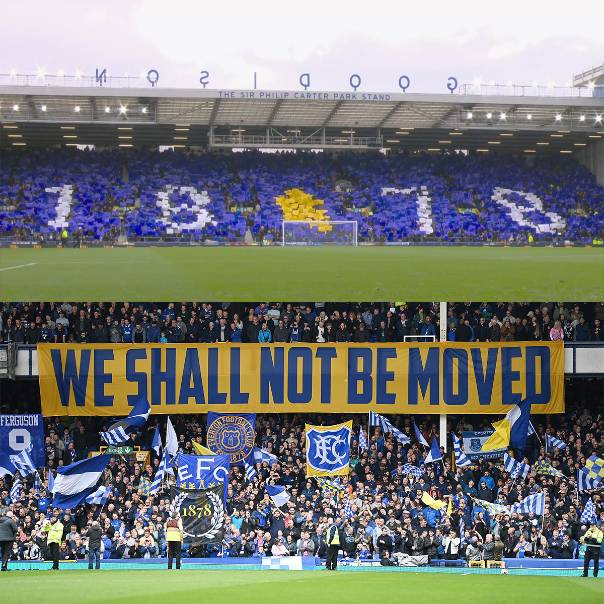 WE'RE FOREVER EVERTON. 🔵⚪️🟡 💙 @The1878s