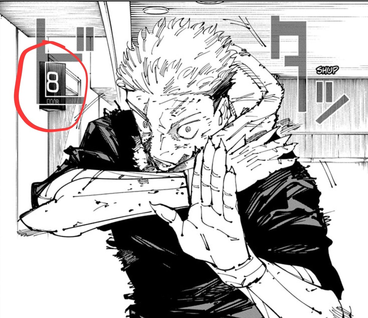 Just a funny detail I noticed. Yuji had an 8 behind him & if you ...