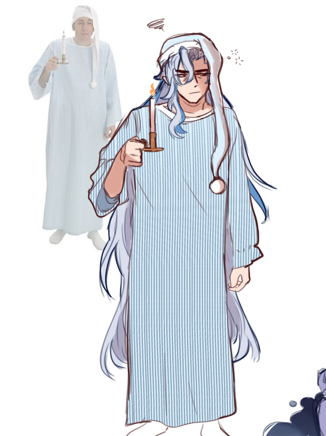 you can't tell me neuvillette doesn't wear these type of pajamas