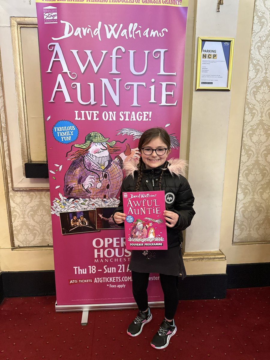 What an ‘awfully’ brilliant performance! 🌟🙌💕 #AwfulAuntie live on stage Absolutely loved it! Thank you @BSCWalliams @davidwalliams