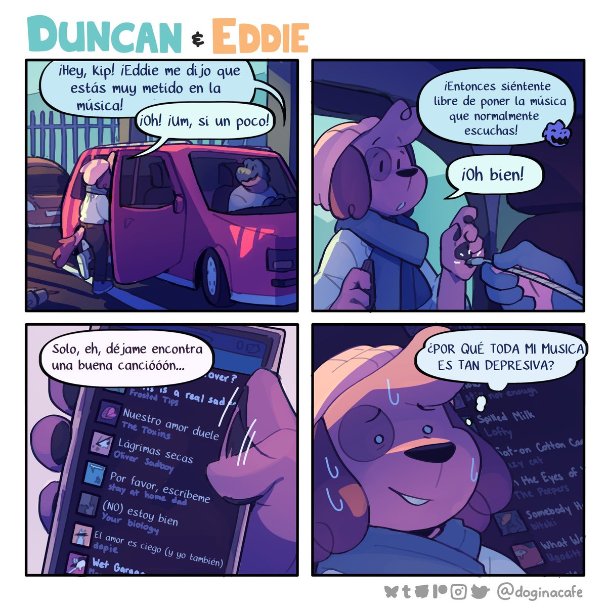 kovua_leynox's tweet photo. Nueva tira de Duncan y Eddie 💚💛por @doginacafe. Con Kip, siendo literalmente yo

Excusas por no traducir el resto de canciones

#DuncanAndEddie #comci #furry #fun #webtoon https://t.co/QUCBkVHjcq