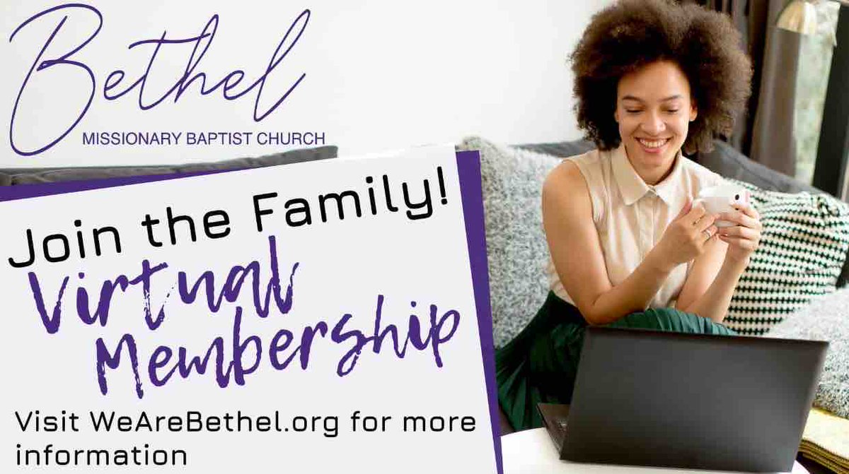 We pray that today’s service blessed you. If you would like to join Bethel and you aren’t in the building, we welcome you! Send us a message or visit WeAreBethel.org to join virtually. #JointheFamily #WeAreBethel