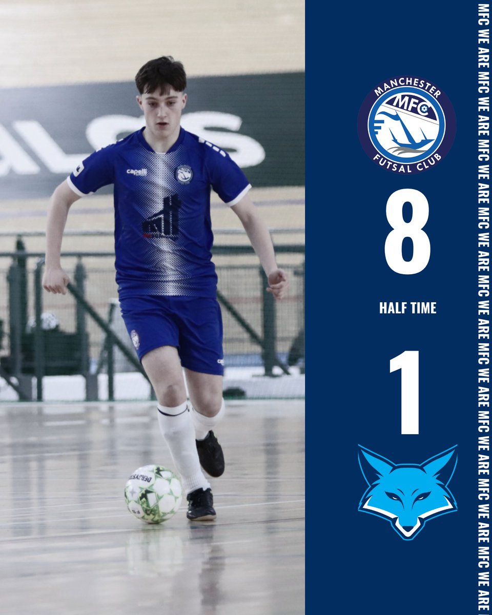 A BIG first half from the lads! Goals from Ahmed (4) Woodard, Baker (2), Mitchell. Keep going lads! #WeAreMFC