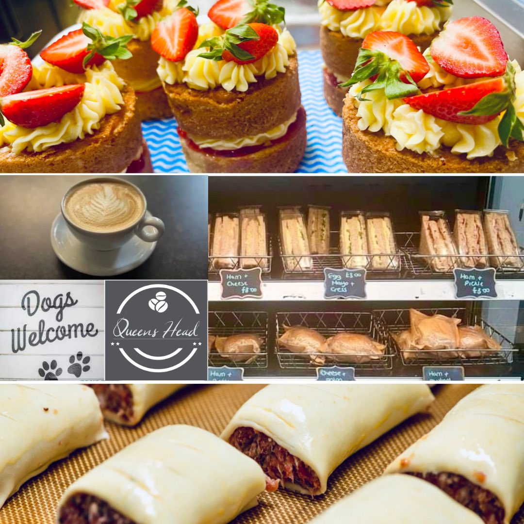 Even though @QueensKirkby is shut on Mondays our @QueensHCoffee shop is open 7:30 am to 5pm 👌 New cakes every week, homemade sausage rolls and plenty of other freshly made items. #delivery #uber #LincsConnect #coffee #dogfriendly