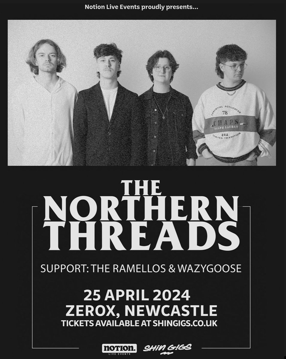 The Ramellos will play Zerox, Newcastle this Thursday supporting The Northern Threads. 

Tickets are available online.