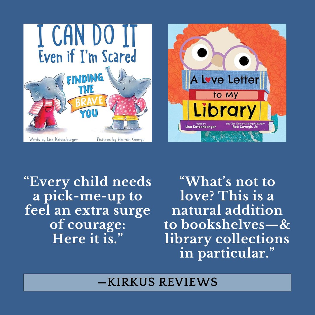 I am SUPER thrilled with the positive reviews from @KirkusReviews for my upcoming picture books with @SourcebooksKids. Amazing art by @Hannah_Draws and @RobSayArt! #kidlit #picturebooks #WritingCommunity 

kirkusreviews.com/book-reviews/l…

kirkusreviews.com/book-reviews/l…