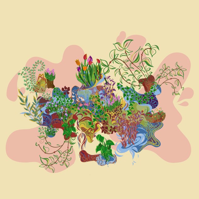 A lovely Josef Frank-inspired springtime design drawn on Procreate and then heat transferred onto fabric. #joseffrank #svenskttenn 

#procreate #alevel #illustration #fineart #textiledesign #floral #art #heattransfer #inspirecreateshare #chiswickschool