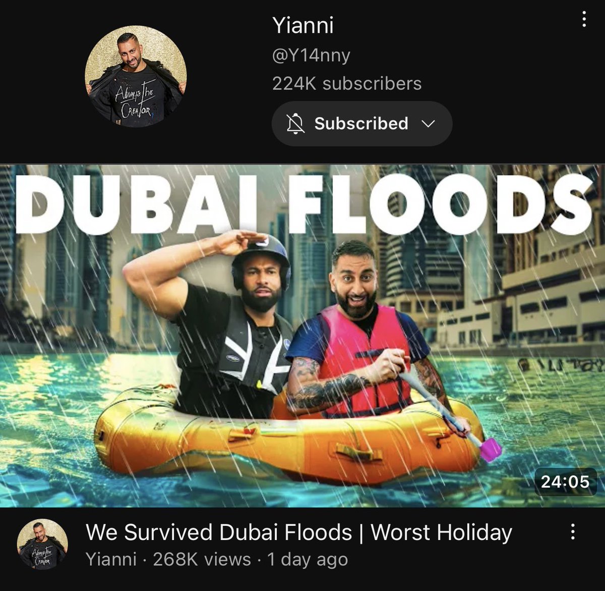 Yianni YouTube channel new video! 👉🏼 youtu.be/ltMjRajwZRg?si…
