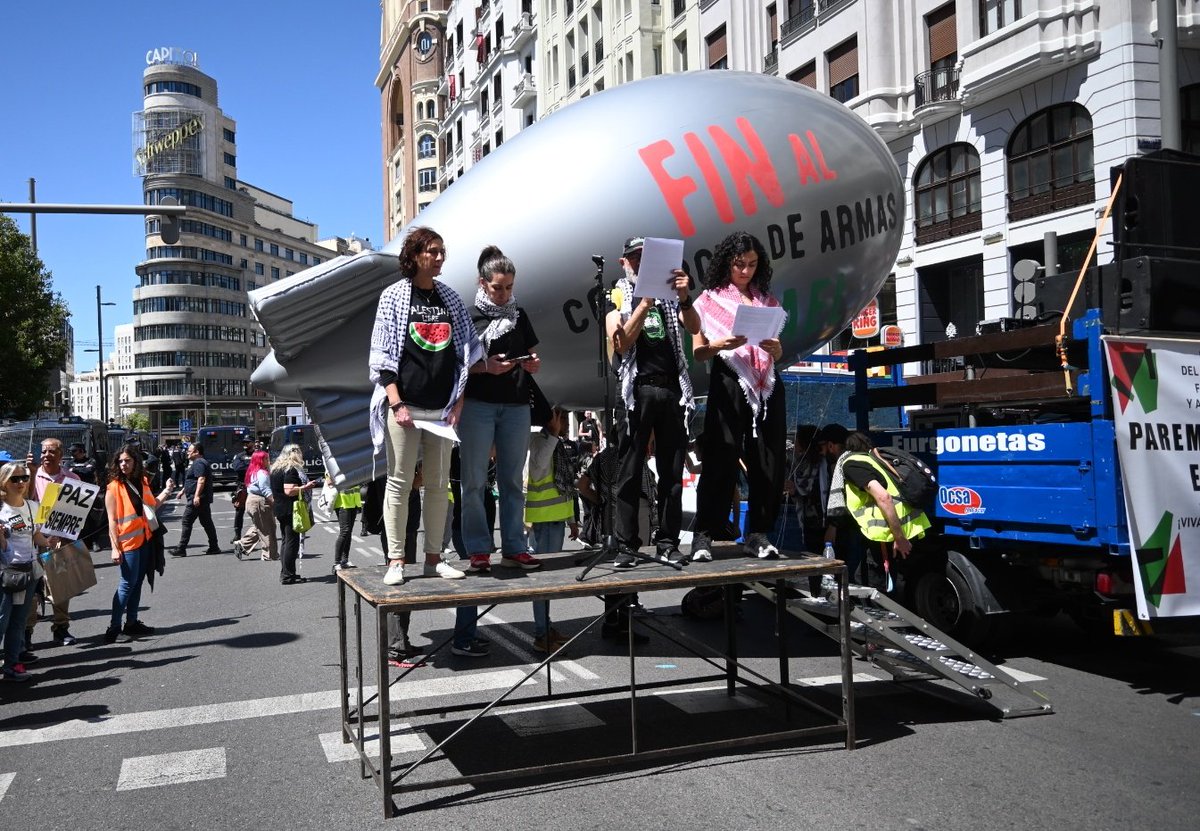 PALESTINA | Una vez más el pueblo de #Madrid con el pueblo palestino. 15.000 personas exigiendo el final #GenocidioEnGaza #MunicipiosConPalestina #StopGenocidioEnGaza