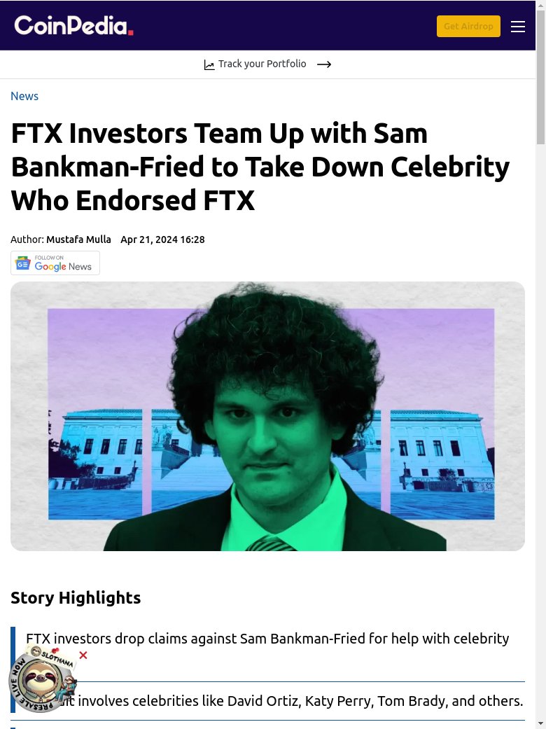 BREAKING NEWS :  FTX investors collaborating to combat FTX-endorsed celebrity for marketing misconduct. cryptoeco.net/tw/1188.html  #FTX #SamBankmanFried #CelebrityEndorsement