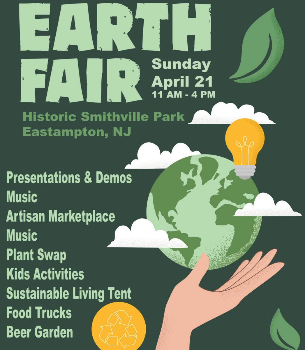🌎 Join us in celebrating Mother Earth 🌎 

#earthday2024 #sustainabilitymatters #naturelovers #SmithvillePark #Eastampton #ExploreNJ