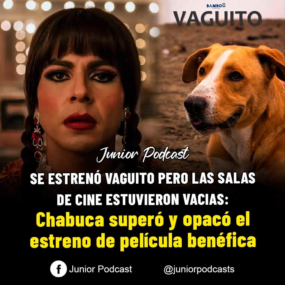 Ya dejen de ver la película de Ernesto Pimentel y apoyen a Vaguito en su primera semana y Yana Wara que sigue en su tercera semana de cartelera ❤️.